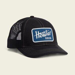 NWT Howler Brothers Electric Standard Mesh Hat : Black W/Bule Patch